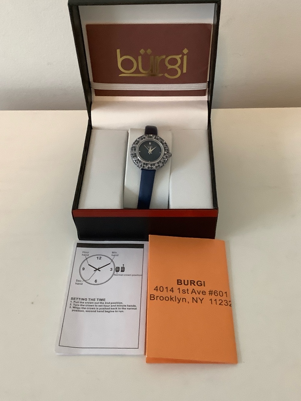 Brand New Burgi original watch.